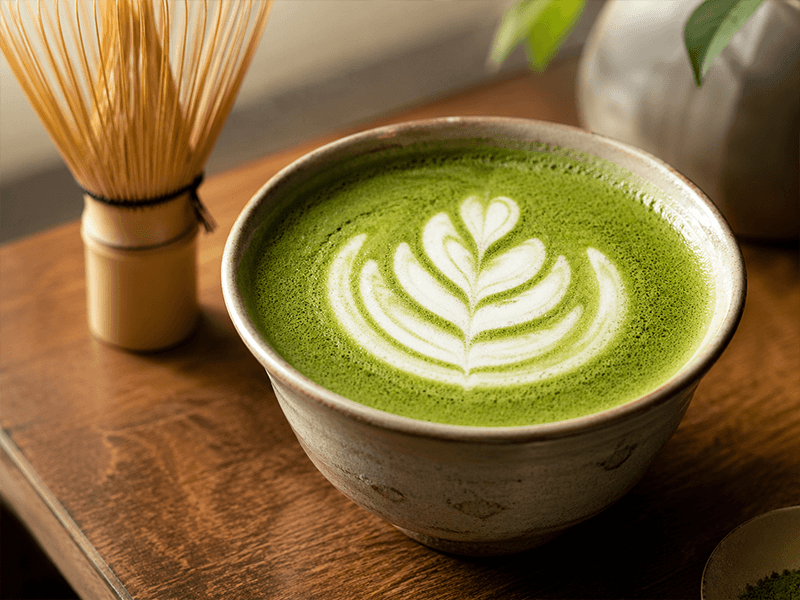 Flavored matcha concepts for café and private label projects