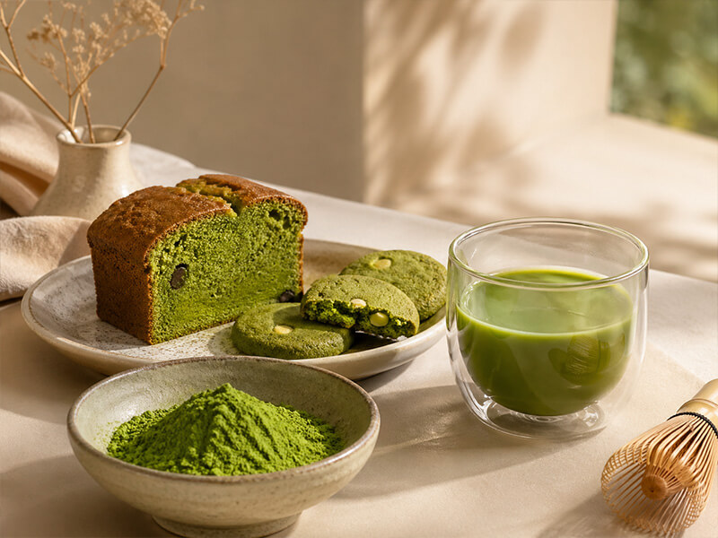 Bulk matcha ingredients for commercial food and beverage manufacturing