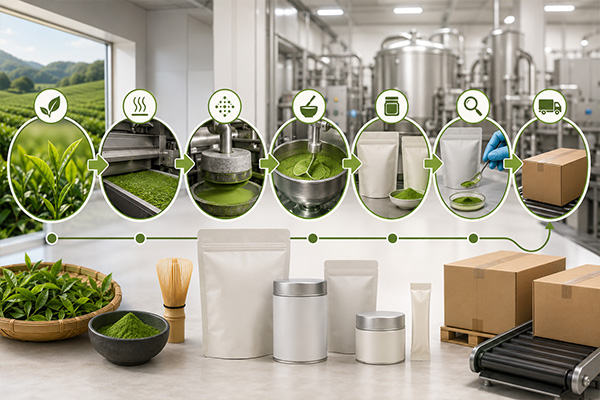 How OEM Matcha Manufacturing Works for Private Label Brands
