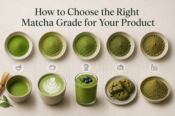 How to Choose the Right Matcha Grade for Your Product