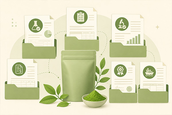 What Documents Should a Matcha Supplier Provide